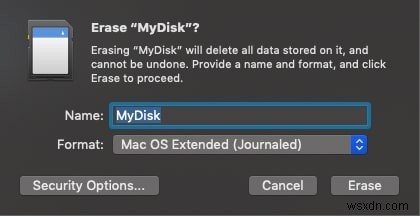 Mac で USB ドライブをフォーマットする方法
