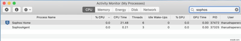 Mac で Sophos をアンインストールする方法