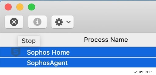 Mac で Sophos をアンインストールする方法