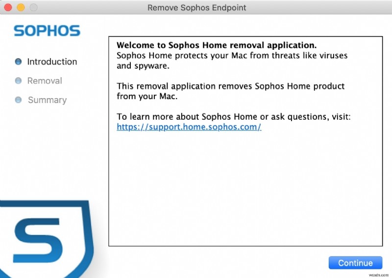 Mac で Sophos をアンインストールする方法