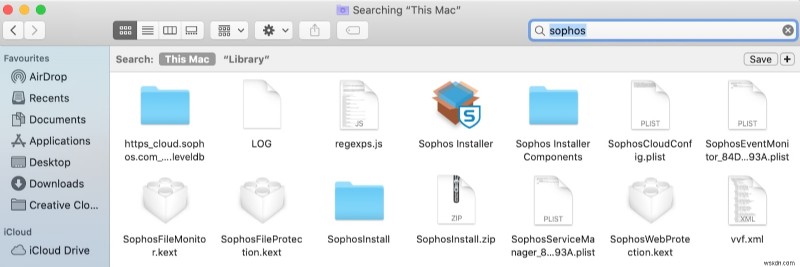 Mac で Sophos をアンインストールする方法