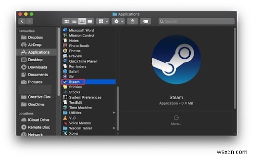 Mac で Steam をアンインストールする方法