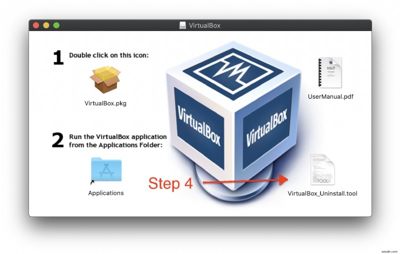 Mac で VirtualBox をアンインストールする方法