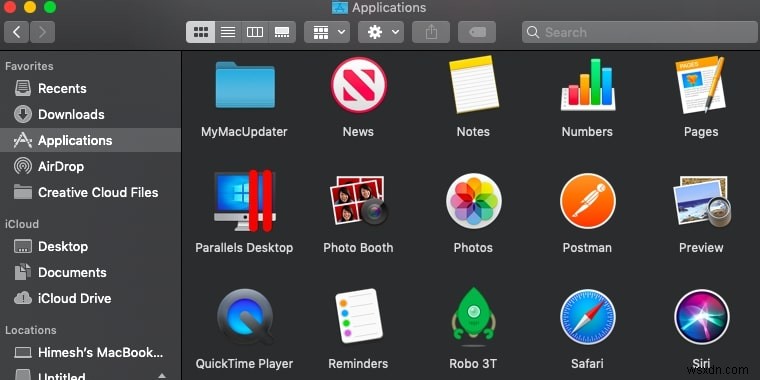 Mac で Parallels をアンインストールする方法