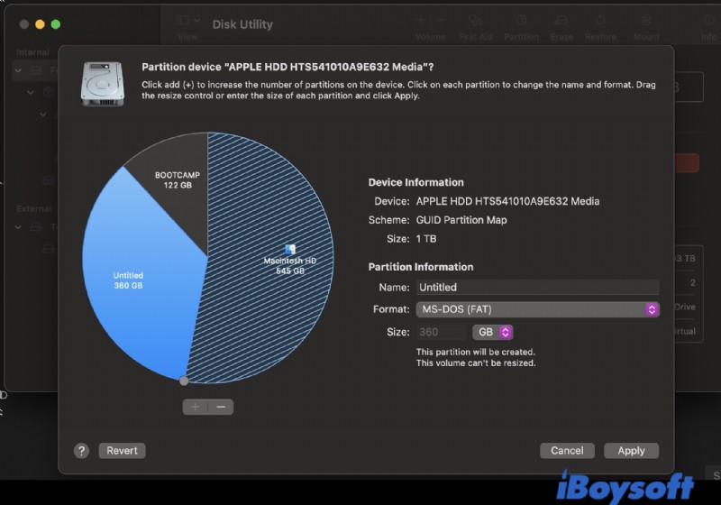 Boot Camp でディスクをパーティション分割できなかった問題を解決する 8 つの方法