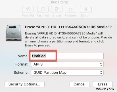 Mac でこのボリュームが APFS としてフォーマットされていないというエラーを解決する方法は次のとおりです