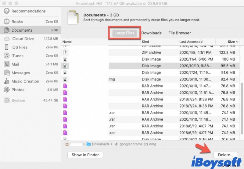 最も簡単な方法で Mac 上のファイルを削除する方法