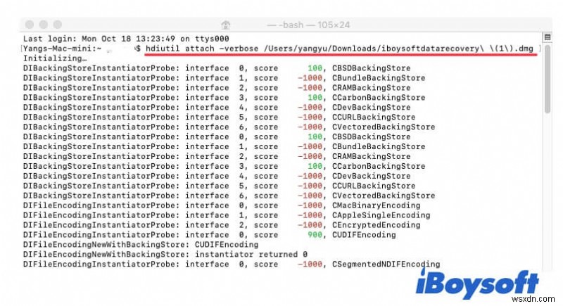 Mac でマウント可能なファイル システムがないというエラーを修正する