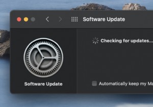 Mac がシステム環境設定のアップデートのチェックで動かなくなった場合の対処法