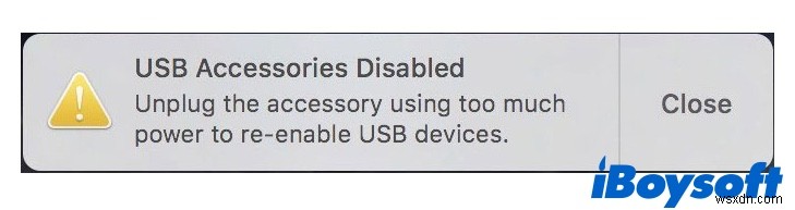 [21 の修正] Mac が 2022 年に USB アクセサリが無効であると言い続ける理由