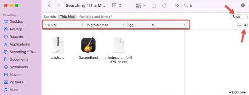 Mac で大きなファイルを見つけて削除する方法