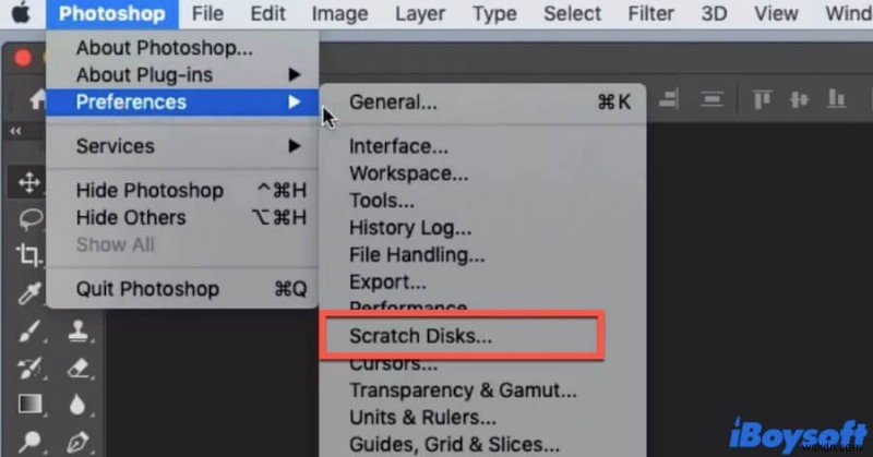 Mac で Photoshop のスクラッチ ディスクがいっぱいです。これらの解決策を試してください