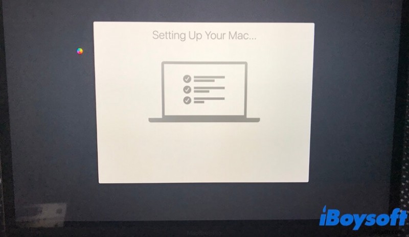 Mac のセットアップ中に Mac が動かなくなる問題を解決するには?