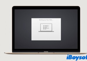 Mac のセットアップ中に Mac が動かなくなる問題を解決するには?