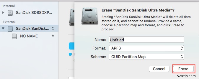 Mac で SD カードを FAT32 にフォーマットする方法