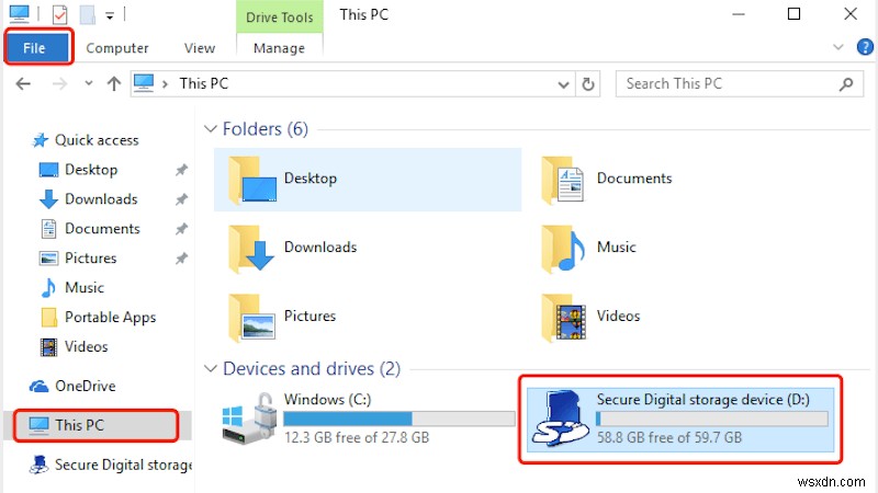 Windows 10 で (マイクロ) SD カードをフォーマットする方法 (ステップワイズ ガイド)