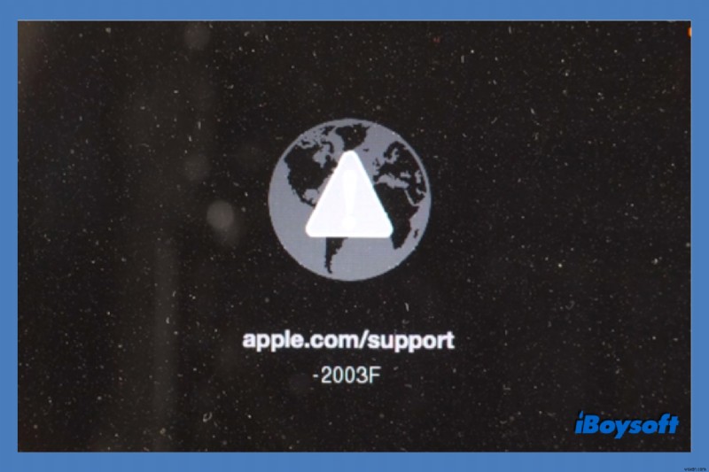 Mac のエラー コード -2003F とその修正方法