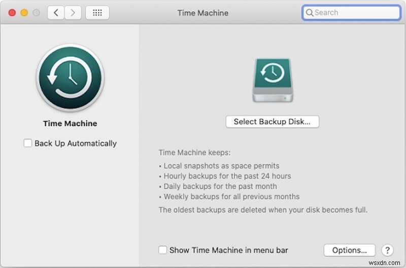 Time Machine がバックアップ ディスクを見つけられない問題を解決するには?