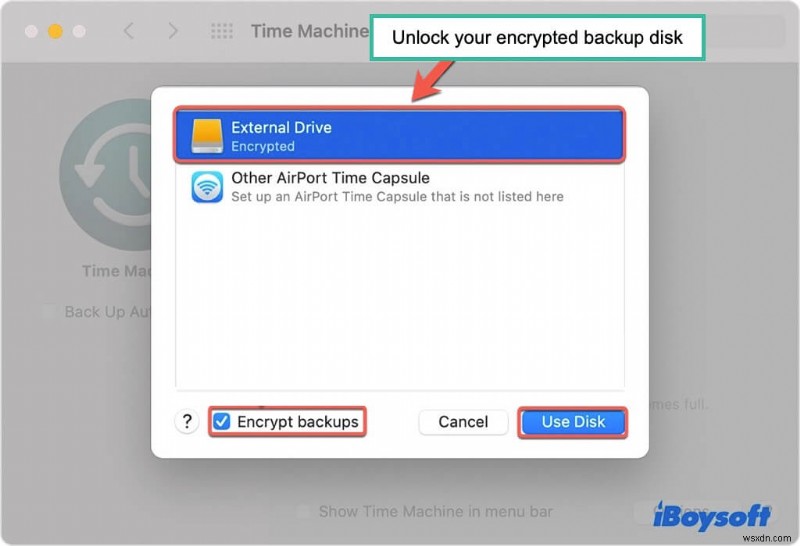 Time Machine がバックアップ ディスクを見つけられない問題を解決するには?