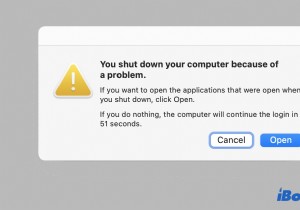 macOS Monterey の問題でコンピュータをシャットダウンする問題を解決する
