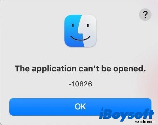 Mac でアプリケーションを開けない:エラー 10673 &10826