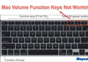 Macの音量ファンクションキー(F10/F11/F12)が反応しないときの原因と対処法