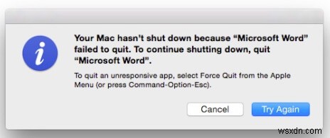 Mac がシャットダウンしない場合の対処法