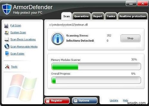 Armor Defender の削除 – PC から Armor Defender を削除する方法