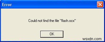 Flash.ocx エラーを修正する方法 – Flash Player をアンインストールする 