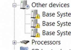 Windows 7 で「ベース システム デバイス」のドライバを入手する方法