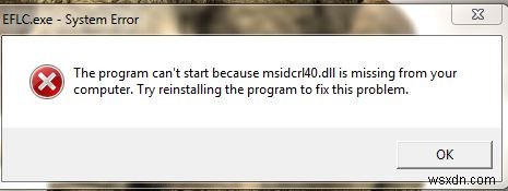 msidcrl40.dll エラーを解決する手順 – 作業修復チュートリアル