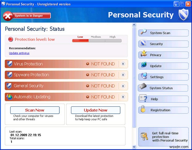 Personal Security の削除 – Personal Security の削除方法