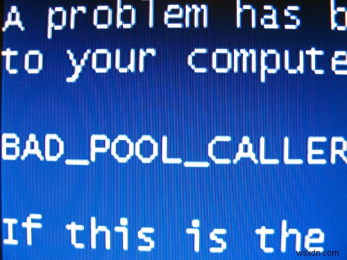 Bad Pool Caller ブルー スクリーン エラーを修正する手順