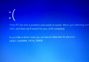 Windows 10 で VIDEO DXGKRNL FATAL ERROR を修復する方法