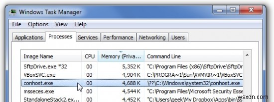 ConHost.exe エラー修正 – このファイルとは何ですか &修正方法? 