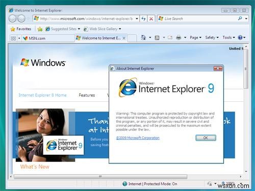 Internet Explorer 9 のエラーを停止する方法 