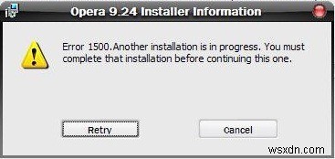 Windowsエラー1500を修正する方法 