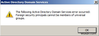 Active Directory Domain Service Is Unavailable” エラーの修正 (プリンター使用時)