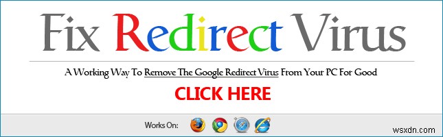 Google リダイレクト ウイルスを削除する方法
