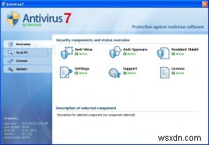 PC から Antivirus 7 を削除する手順 – Antivirus 7 の削除ガイド