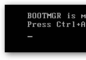 「Bootmgr Is Missing」エラー修正 – Windows 7