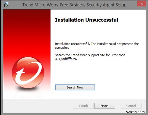 Trend Micro Antivirus エラー コード 331 0x1f4 を修正する方法