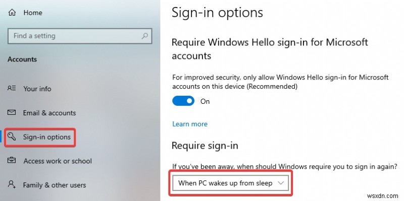 [修正済み] Windows 10 で蓋を閉じているときにラップトップがロックされない