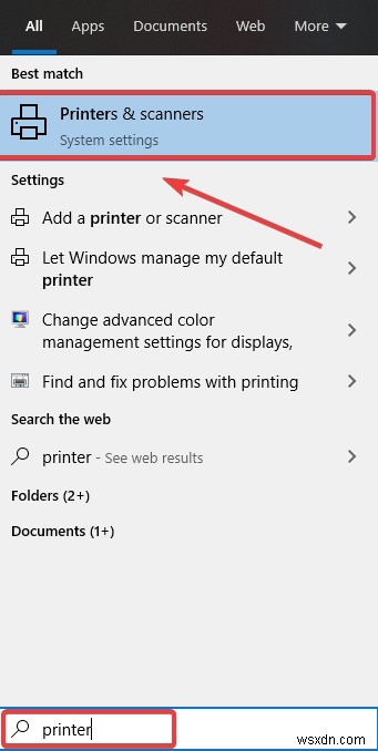 Windows 10 の更新後に Brother プリンターが印刷されない