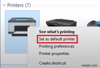 Epson プリンターを通常使うプリンターに設定する Windows 11 – Epson Printer Guide