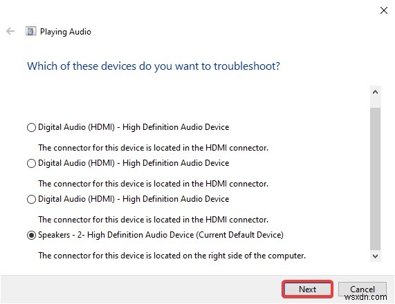 Windows 10 のサウンドの問題のトラブルシューティング – Windows オーディオの問題
