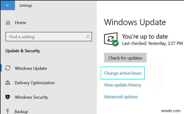 アクティブ時間:Windows 10 ガイド