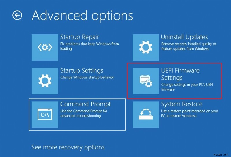 UEFI セットアップ画面に入る方法