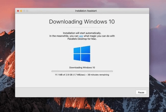 Mac に Windows 10 をインストールする