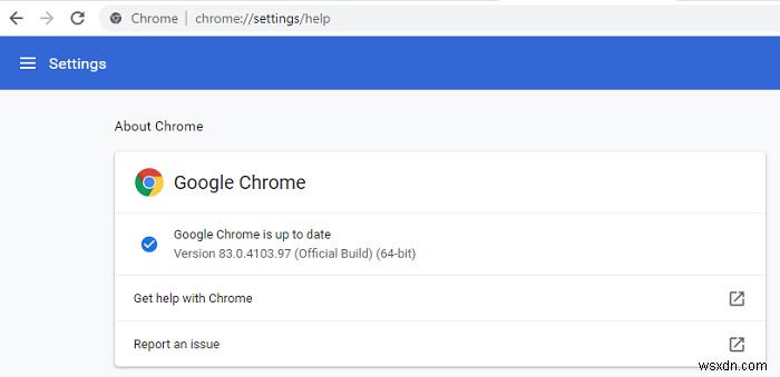 Google Chrome 更新エラー 0x80040902 を修正する方法